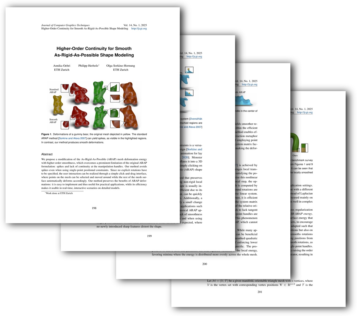 Higher-Order Continuity for Smooth As-Rigid-As-Possible Shape Modeling