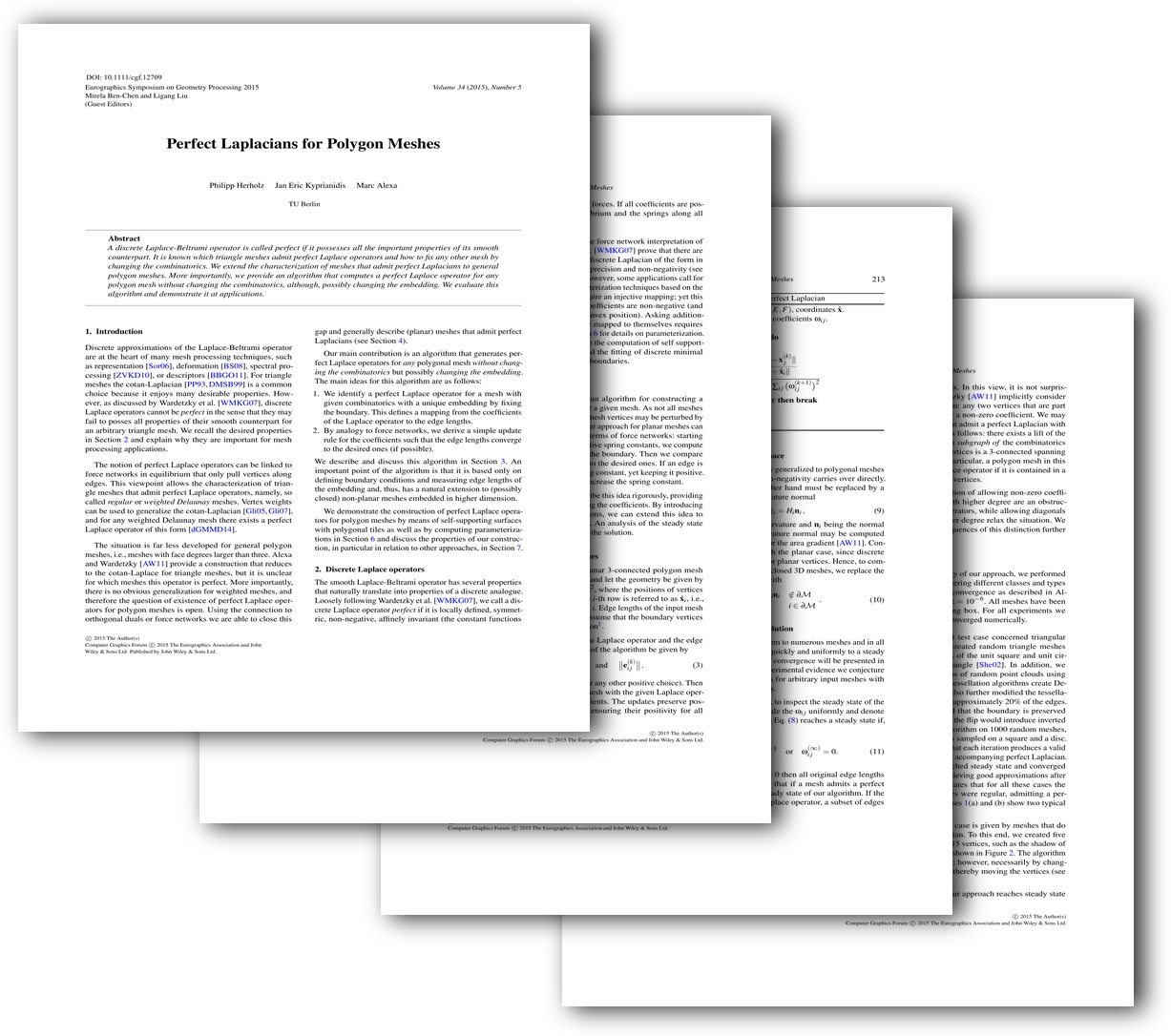 Perfect Laplacians for Polygon Meshes